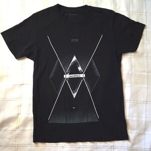 Karl Lagerfeld Paris Black Diamond Print T-Shirt